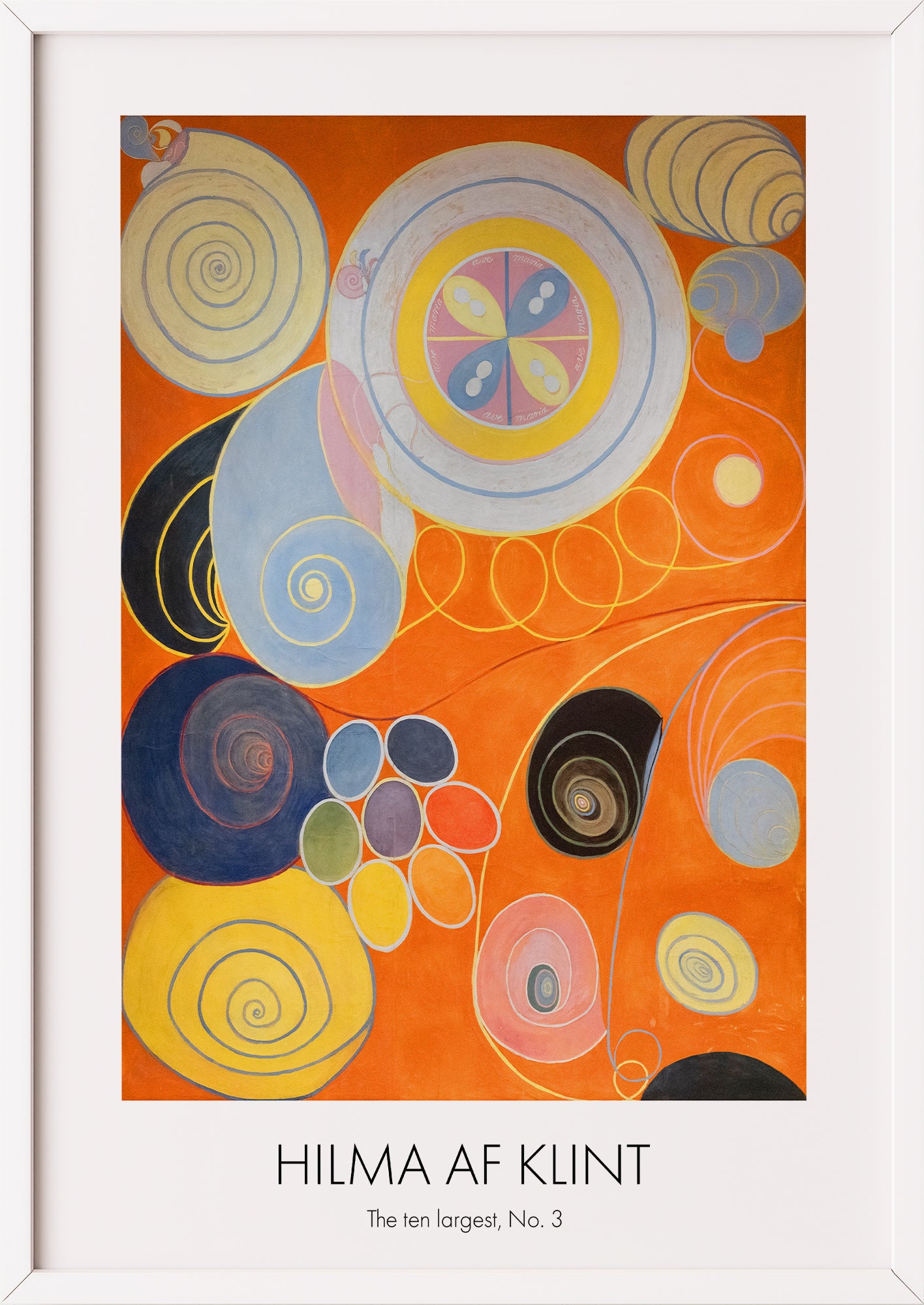 Nahaufnahme von The Ten Largest, Youth, No. 3 von Hilma af Klint als Poster
