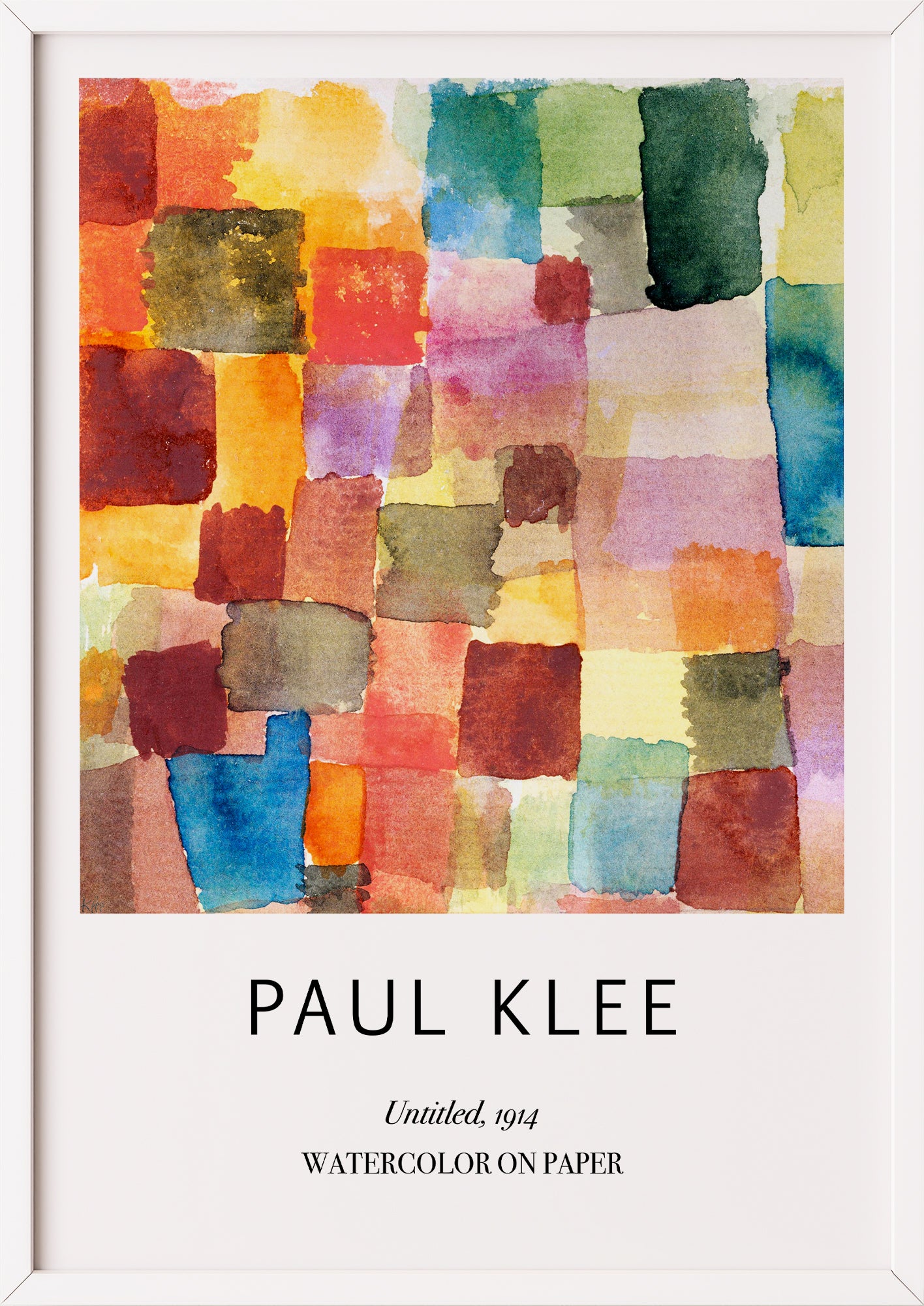 Nahaufnahme von Untitled von Paul Klee als Poster