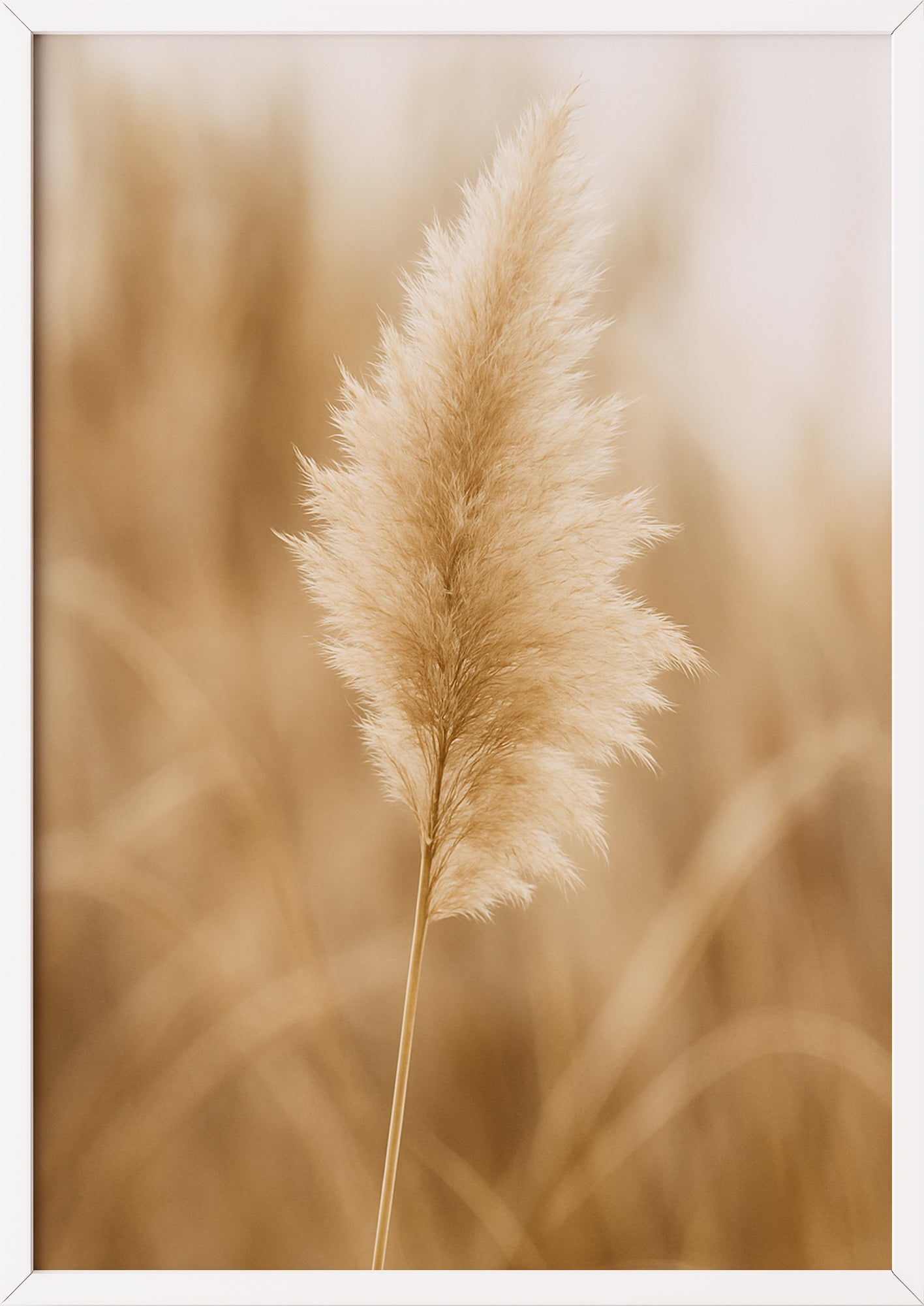 Minimalistisches Design mit natürlichem Pflanzenmotiv