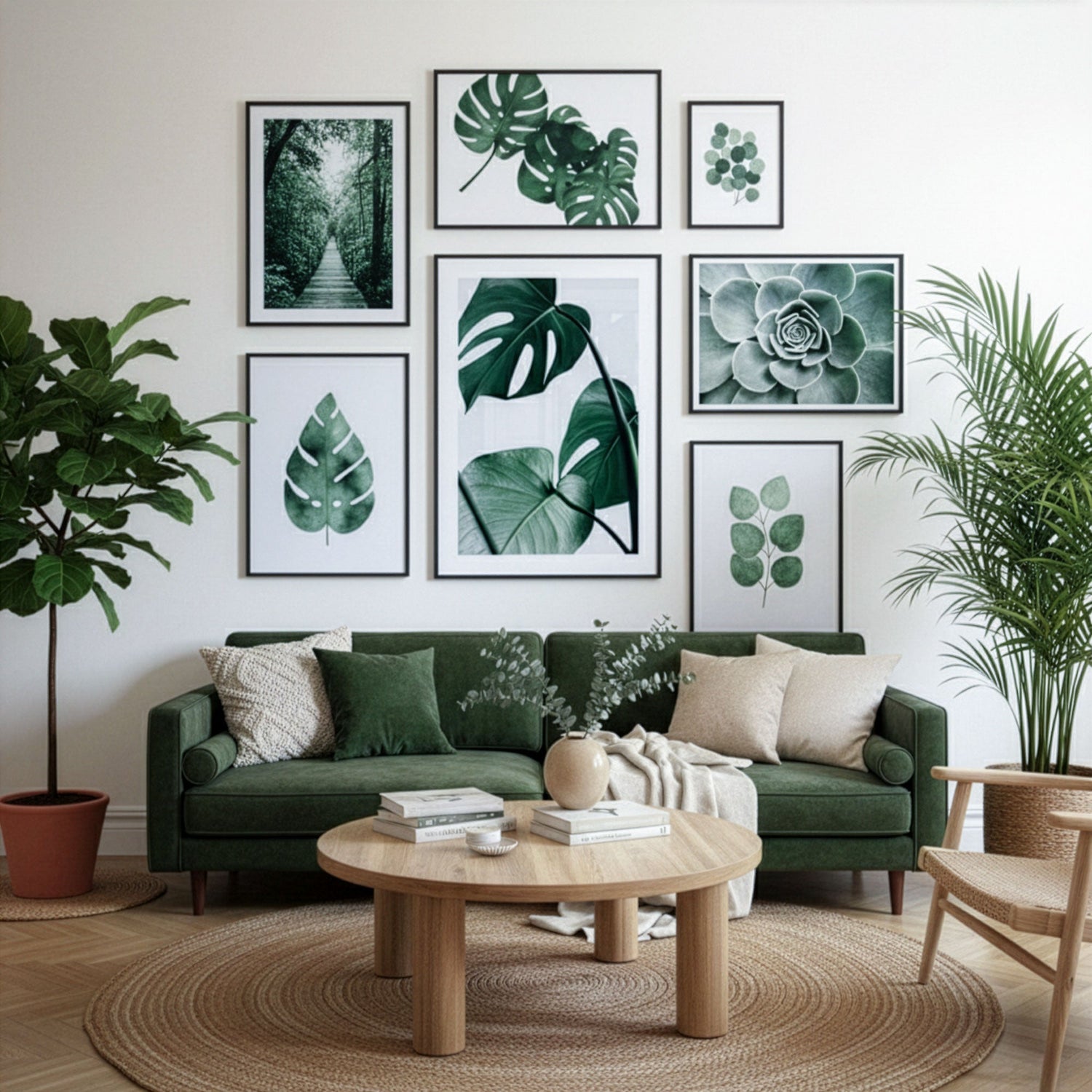 farbwelt grün interior design poster druck