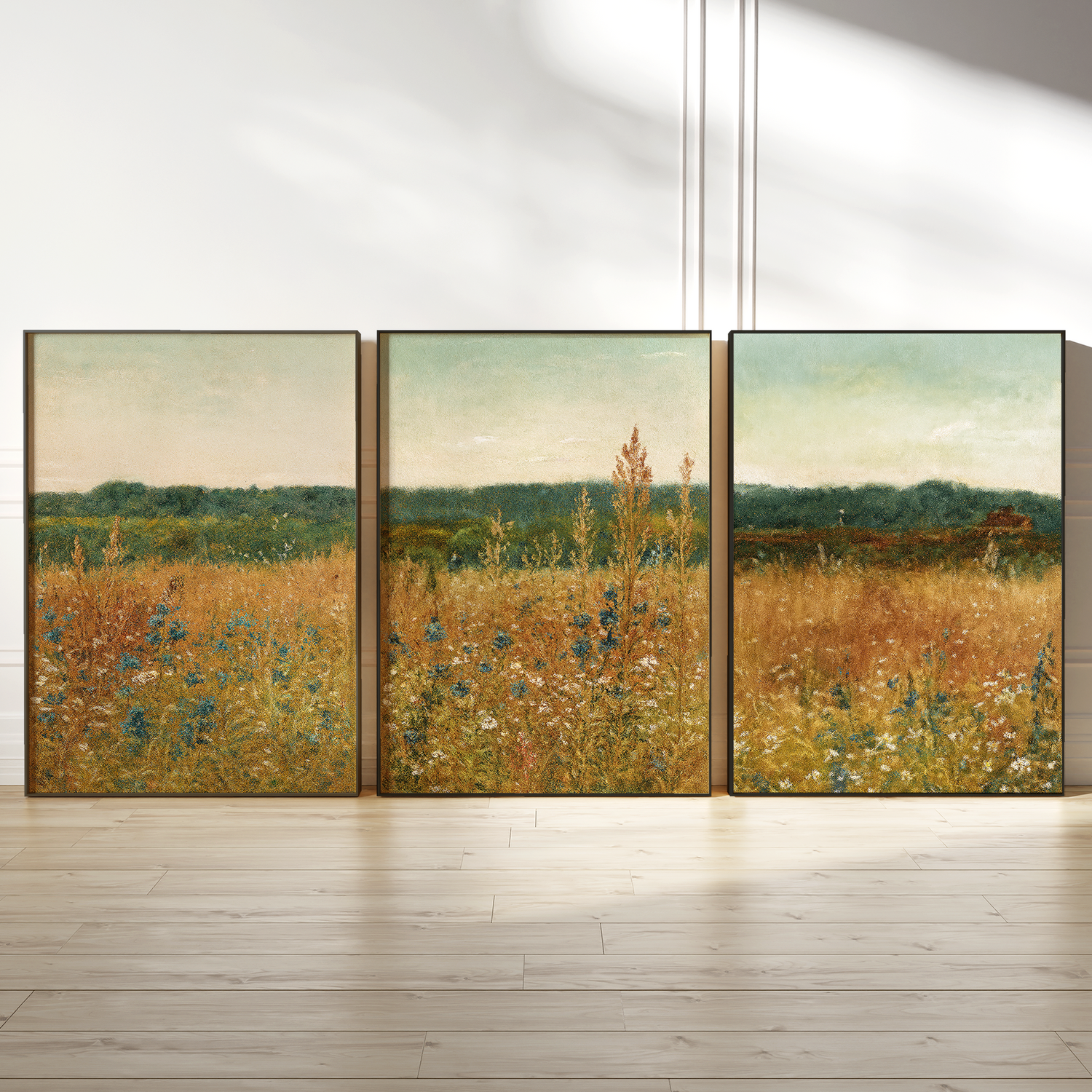 poster set mit natur und landschaftsmotiven