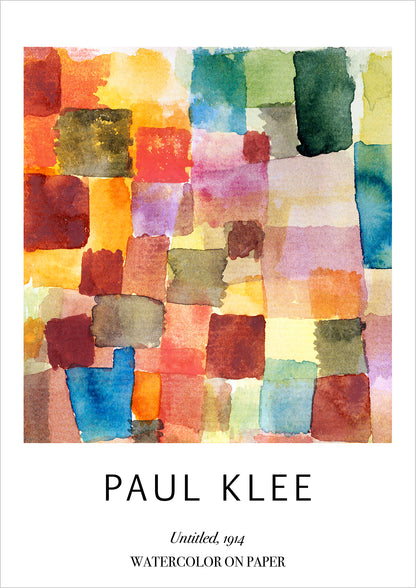 Untitled von Paul Klee als Poster, freigestellt auf weißem Hintergrund