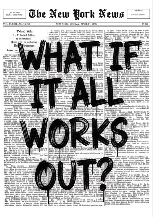 Poster What If It All Works Out? freigestellt