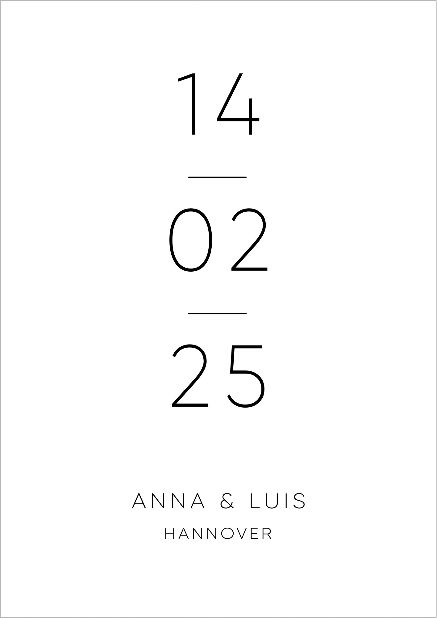 Poster Special Date freigestellt