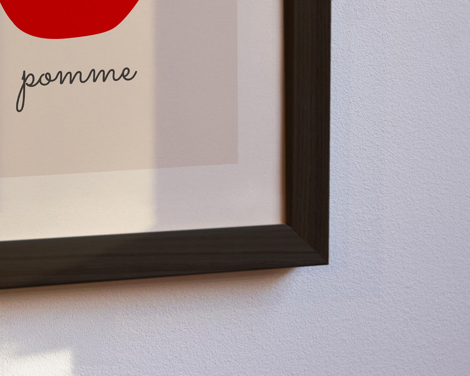 Detail Apfel „Apple Illustration - Pomme“.