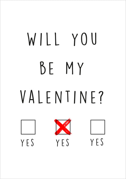 Will You Be My Valentine
