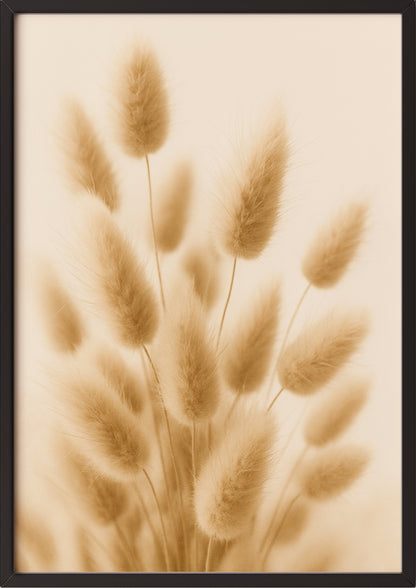 Sanfte Bewegung getrockneter Gräser in beruhigender Komposition