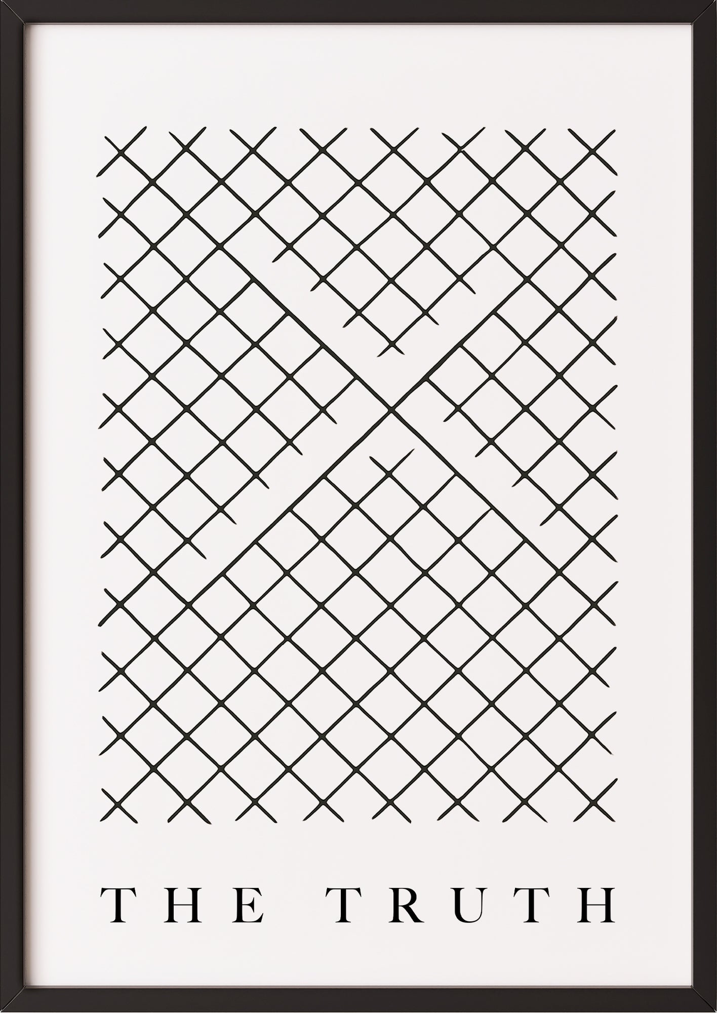 Moderner Kunstdruck mit Bedeutung und Struktur