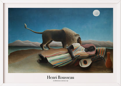 Detailansicht des Posters Henri Rousseau – The Sleeping Gypsy