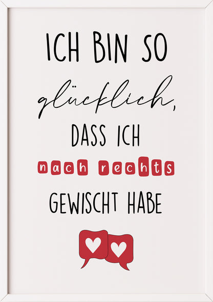wanddeko spruch dating liebe ich bin so glücklich swipe rechts