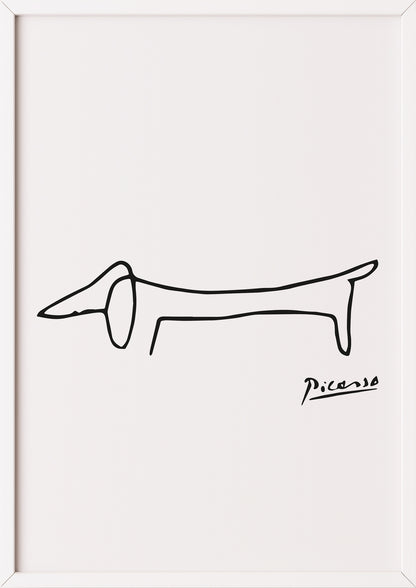 Pablo Picasso Dachshund