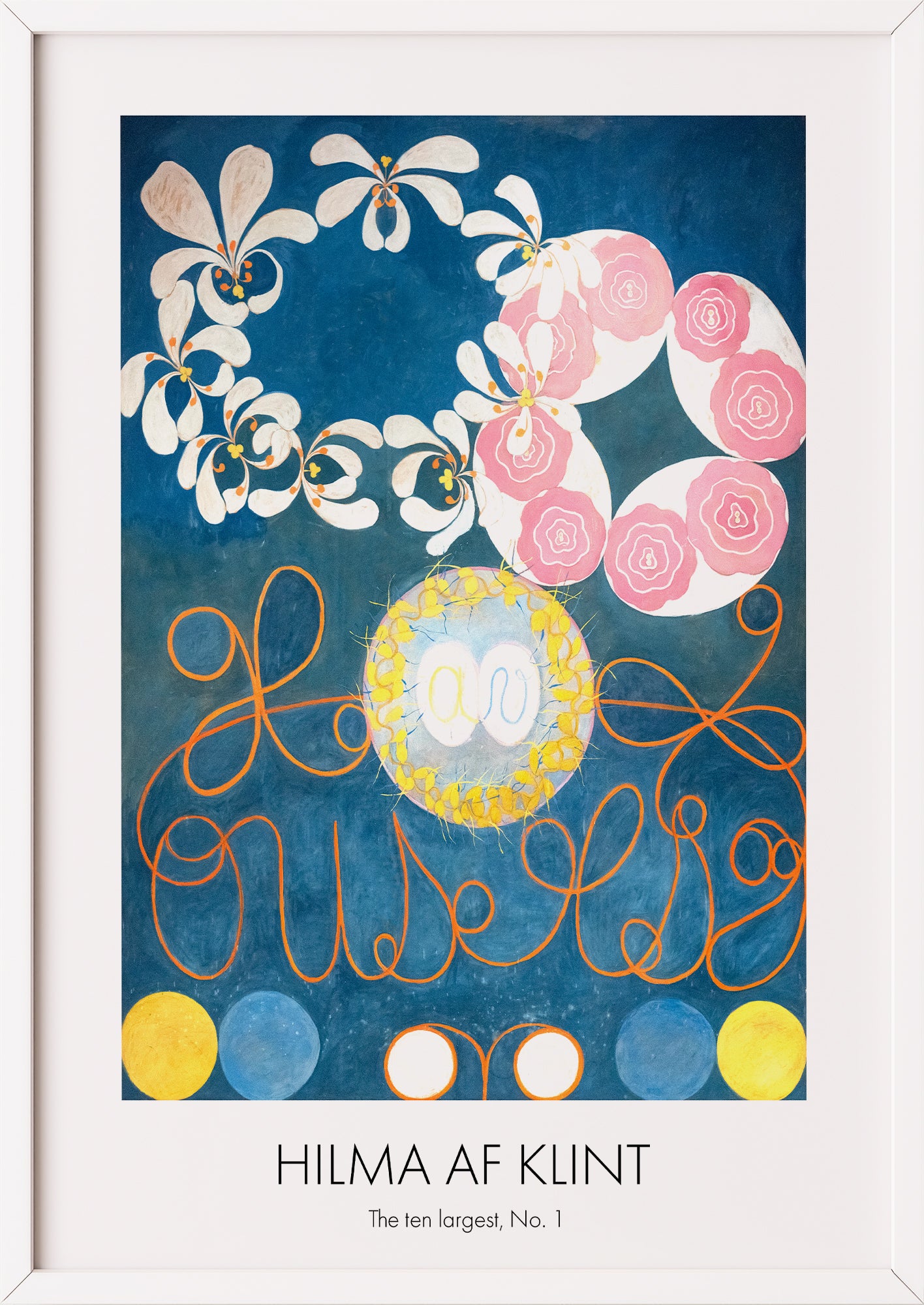 Nahaufnahme von The Ten Largest, No. 1 von Hilma af Klint als Poster