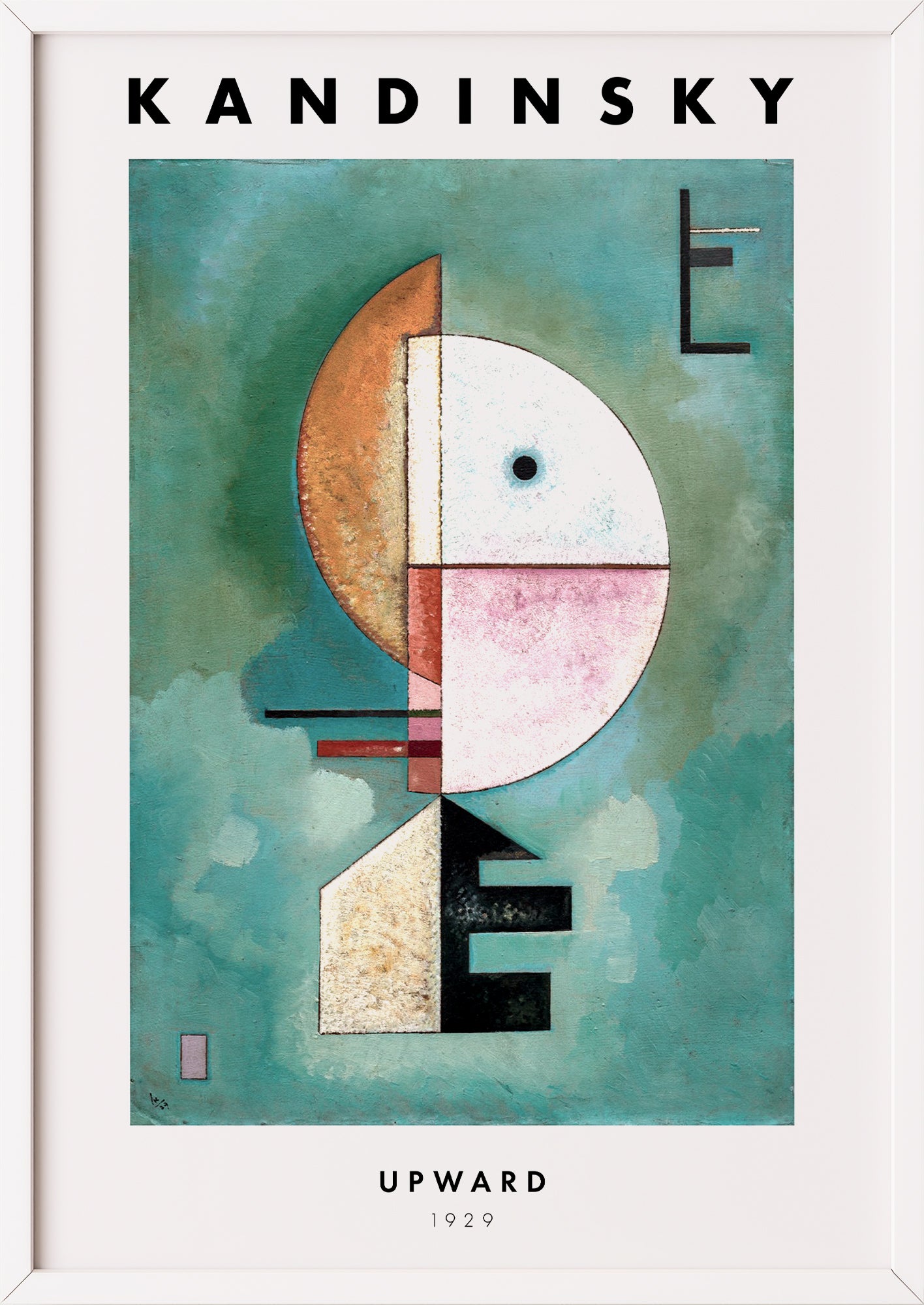 Nahaufnahme von Upward von Wassily Kandinsky als Poster