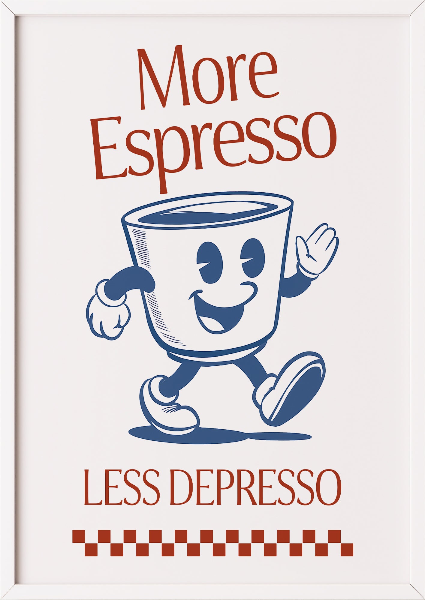 Witzige Illustration für Küche oder Büro