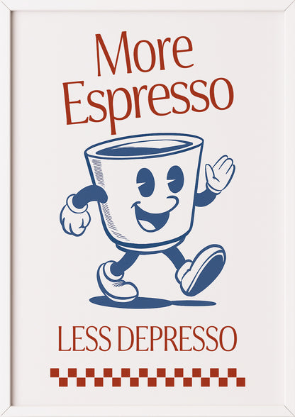 Witzige Illustration für Küche oder Büro