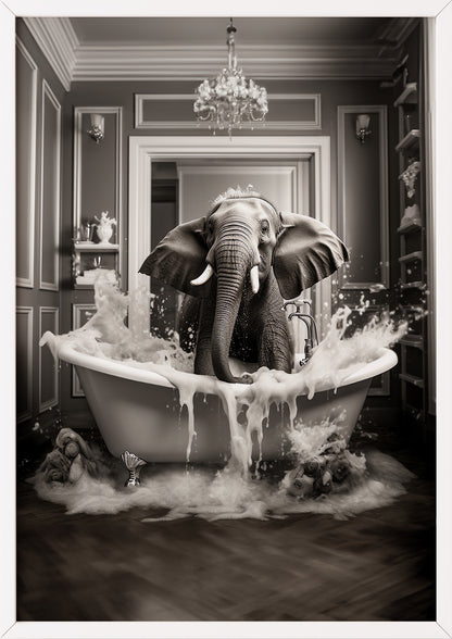 mit einem weißen rahmen wirkt das bild luftig modern und passt wunderbar in minimalistische einrichtungen